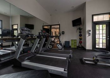 Fitness Center at Centennial Park Apartments in Overland Park, KS